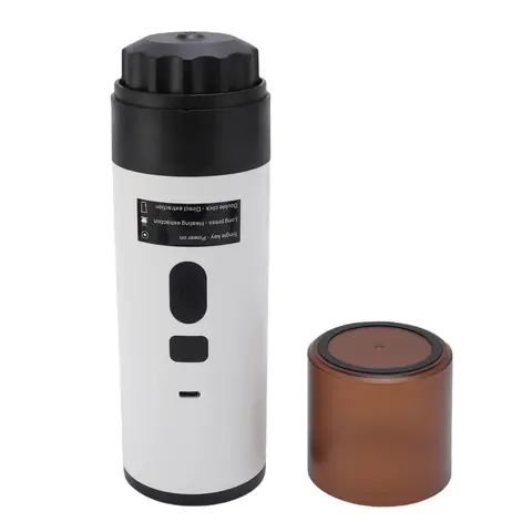 Portable Capsule Coffee Maker 72W Automatic Cordless Heating Small Electric Coffee Machine Outdoor Travel Coffee Making Tools