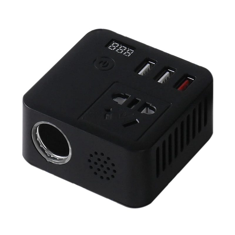 150W 12V to 220V Car Power Inverter Converter 12V/24V Universal Digital Converter Car Charger
150W 12V to 220V Car Power Inverter Converter 12V/24V Universal Digital Converter Car Charger
