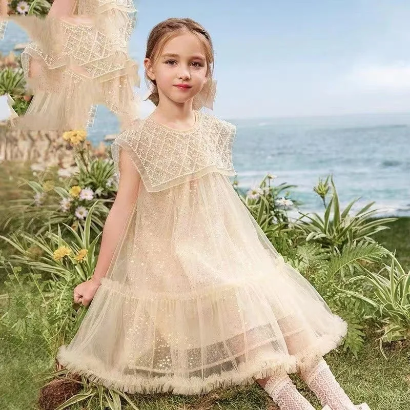 Summer Baby Kids Lace Princess Dress Vestidos For Girl Party Dress Baby knee-length Clothes New 2 3 4 5 6 7 8 T
Summer Baby Kids Lace Princess Dress Vestidos For Girl Party Dress Baby knee-length Clothes New 2 3 4 5 6 7 8 T