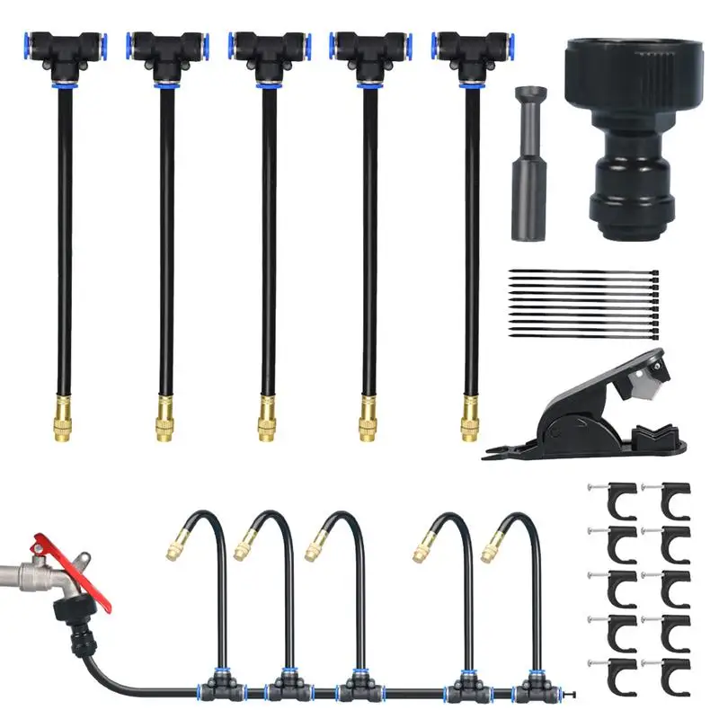 Garden Watering System 360 Degree Adjustable Automatic Drip Irrigation Kit Home Gardening Equipment For Balcony Orchard
Garden Watering System 360 Degree Adjustable Automatic Drip Irrigation Kit Home Gardening Equipment For Balcony Orchard