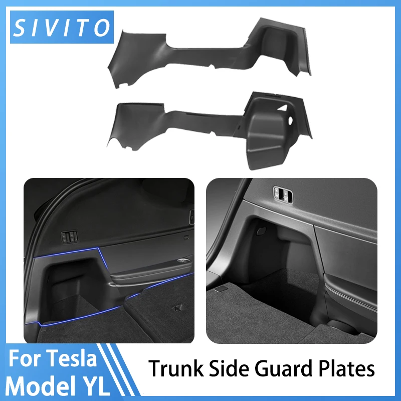 For Tesla Model YL Launch2026 Rear Trunk Side Guards TPE Full Coverage Protection Kit Car Trunk Side Guard Plates Anti-dirty Pad
For Tesla Model YL Launch2026 Rear Trunk Side Guards TPE Full Coverage Protection Kit Car Trunk Side Guard Plates Anti-dirty Pad