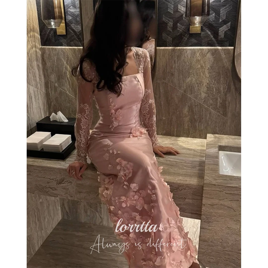 Lorrtta Satin Square Collar Pink Mermaid Evening Dress 2026 Prom Dress Wedding Party Flowers Floral Customized Robes de Soirée
Lorrtta Satin Square Collar Pink Mermaid Evening Dress 2026 Prom Dress Wedding Party Flowers Floral Customized Robes de Soirée