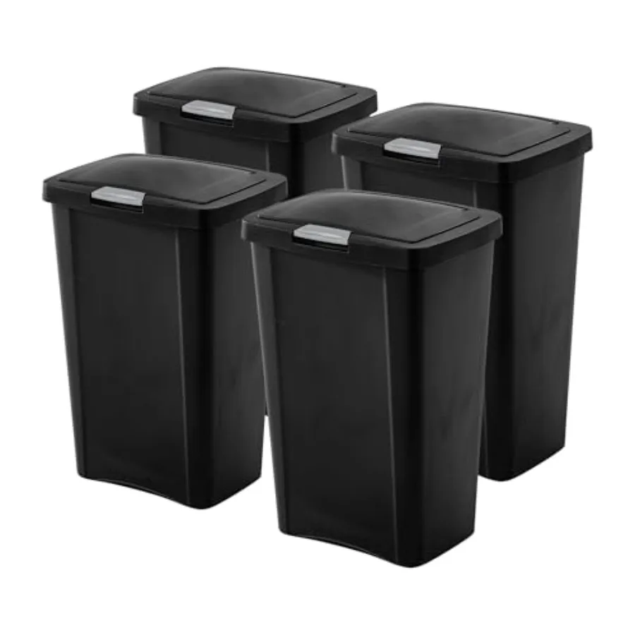 Kitchen Trash Can - 13 Gallon TouchTop Wastebasket with Titanium Latch
Kitchen Trash Can - 13 Gallon TouchTop Wastebasket with Titanium Latch