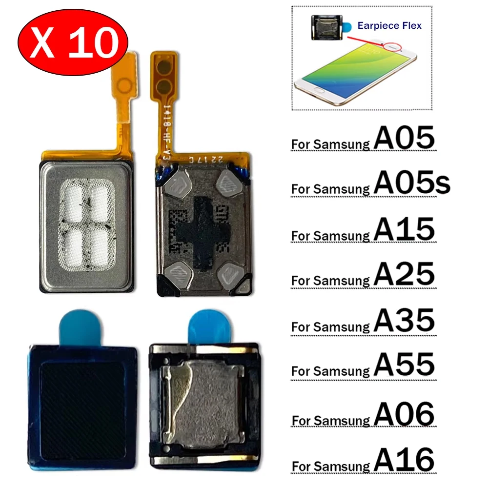 10 шт./лот, наушник, динамик, звуковой приемник, гибкий кабель для Samsung A05 A05s A15 A25 A35 A55 A06 A16 4G 5G
10 шт./лот, наушник, динамик, звуковой приемник, гибкий кабель для Samsung A05 A05s A15 A25 A35 A55 A06 A16 4G 5G