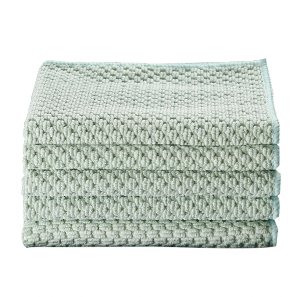 5Pcs Dishcloth Reusable Kitchen Cleaning Towels Absorbent Oil Water Stains Durable Nylon Rags Practical Cloth Household
5Pcs Dishcloth Reusable Kitchen Cleaning Towels Absorbent Oil Water Stains Durable Nylon Rags Practical Cloth Household