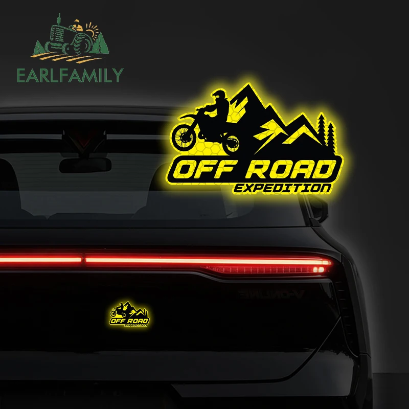 EARLFAMILY Expedition Travel Car Sticker Never Stop Reflective Exploring Decal JDM Off-road Rear Trunk Decoration Funny Car Sign
EARLFAMILY Expedition Travel Car Sticker Never Stop Reflective Exploring Decal JDM Off-road Rear Trunk Decoration Funny Car Sign