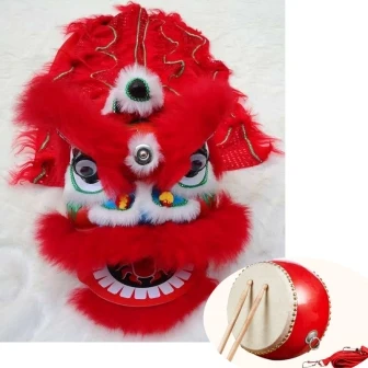 Classic 2-5 Age Lion Dance Costume Drum Toy Props Child Gift Party Performance Event Carnival Sport Outdoor Stage Mascot China
Classic 2-5 Age Lion Dance Costume Drum Toy Props Child Gift Party Performance Event Carnival Sport Outdoor Stage Mascot China