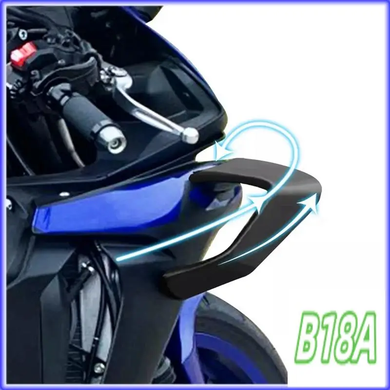 H5-Motorcycle Fixed Fairing Small Wing Spoiler Aerodynamic Wing For Yamaha YZF R1 2015-2022 YZF R6 2017-2021
H5-Motorcycle Fixed Fairing Small Wing Spoiler Aerodynamic Wing For Yamaha YZF R1 2015-2022 YZF R6 2017-2021