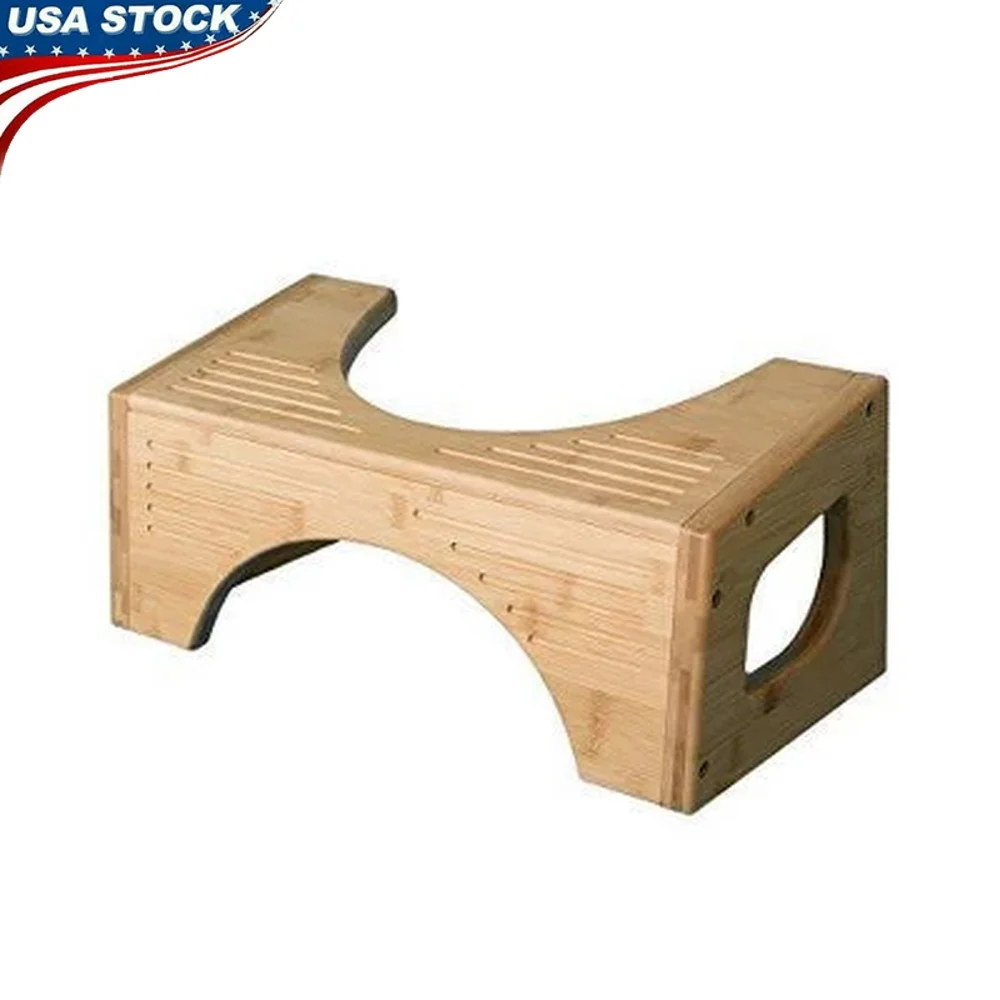 Two in One Bamboo Toilet Step Stool Adjustable Height Eco-Friendly Water Resistant Minimalist Design Better Posture Elimination
Two in One Bamboo Toilet Step Stool Adjustable Height Eco-Friendly Water Resistant Minimalist Design Better Posture Elimination