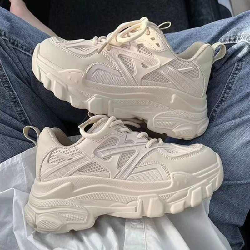 2026 New Seoul Street Ladies White Sneaker Air Mesh Breathable Thick Sole Dad Shoe Height Boost Flatform Trendy Trainer
2026 New Seoul Street Ladies White Sneaker Air Mesh Breathable Thick Sole Dad Shoe Height Boost Flatform Trendy Trainer