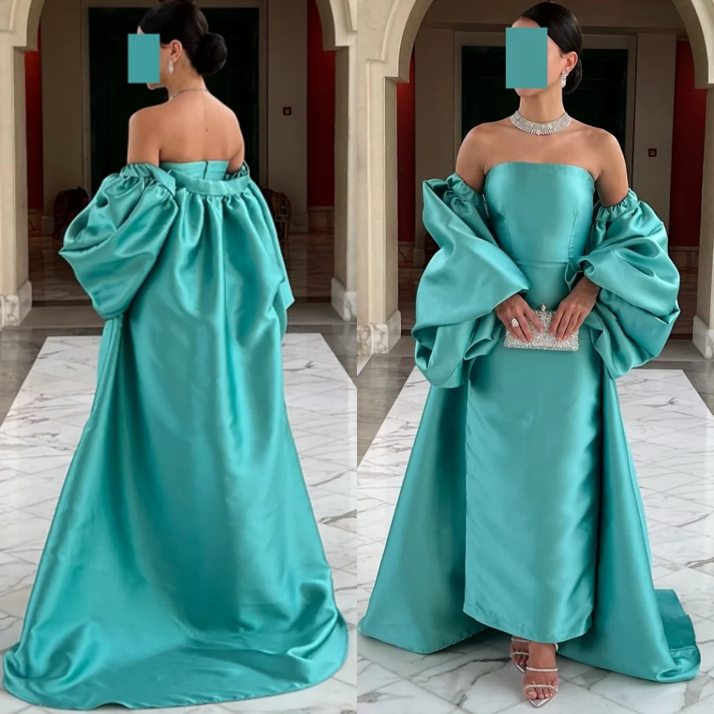 Customized Luxury Satin Evening Dress Exquisite Strapless Homecoming Dresses Fashion Court Train Special Occasion Gowns
Customized Luxury Satin Evening Dress Exquisite Strapless Homecoming Dresses Fashion Court Train Special Occasion Gowns