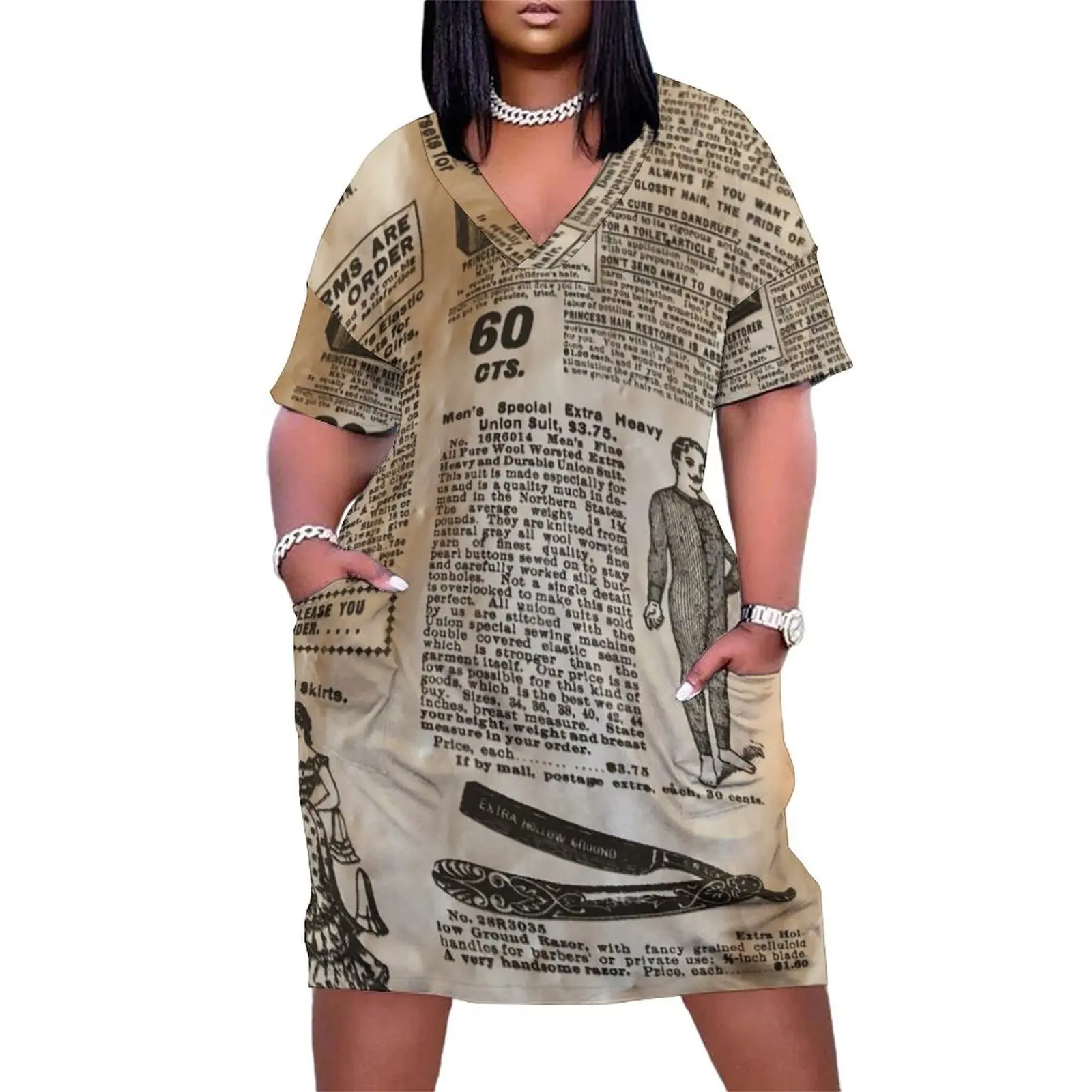 Old Vintage Advertising Loose Pocket Dress summer dress women 2025 clothes Women's dresses
Old Vintage Advertising Loose Pocket Dress summer dress women 2025 clothes Women's dresses