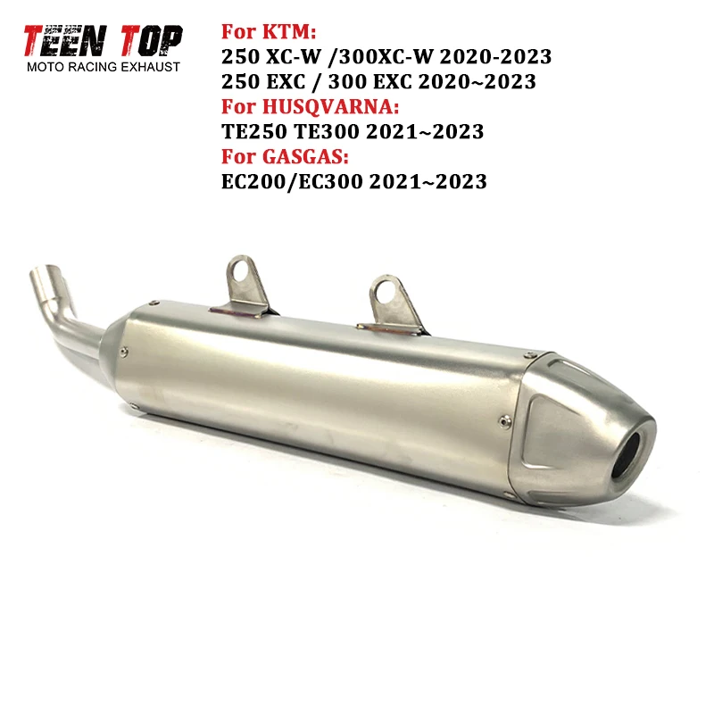 For KTM 300 EXC XC-W Slip-on Exhaust For GAS GAS EC200 EC300 Exhaust Pipe 2021-2023 Motorcycle Offroad Bike Escape Moto Muffler
For KTM 300 EXC XC-W Slip-on Exhaust For GAS GAS EC200 EC300 Exhaust Pipe 2021-2023 Motorcycle Offroad Bike Escape Moto Muffler