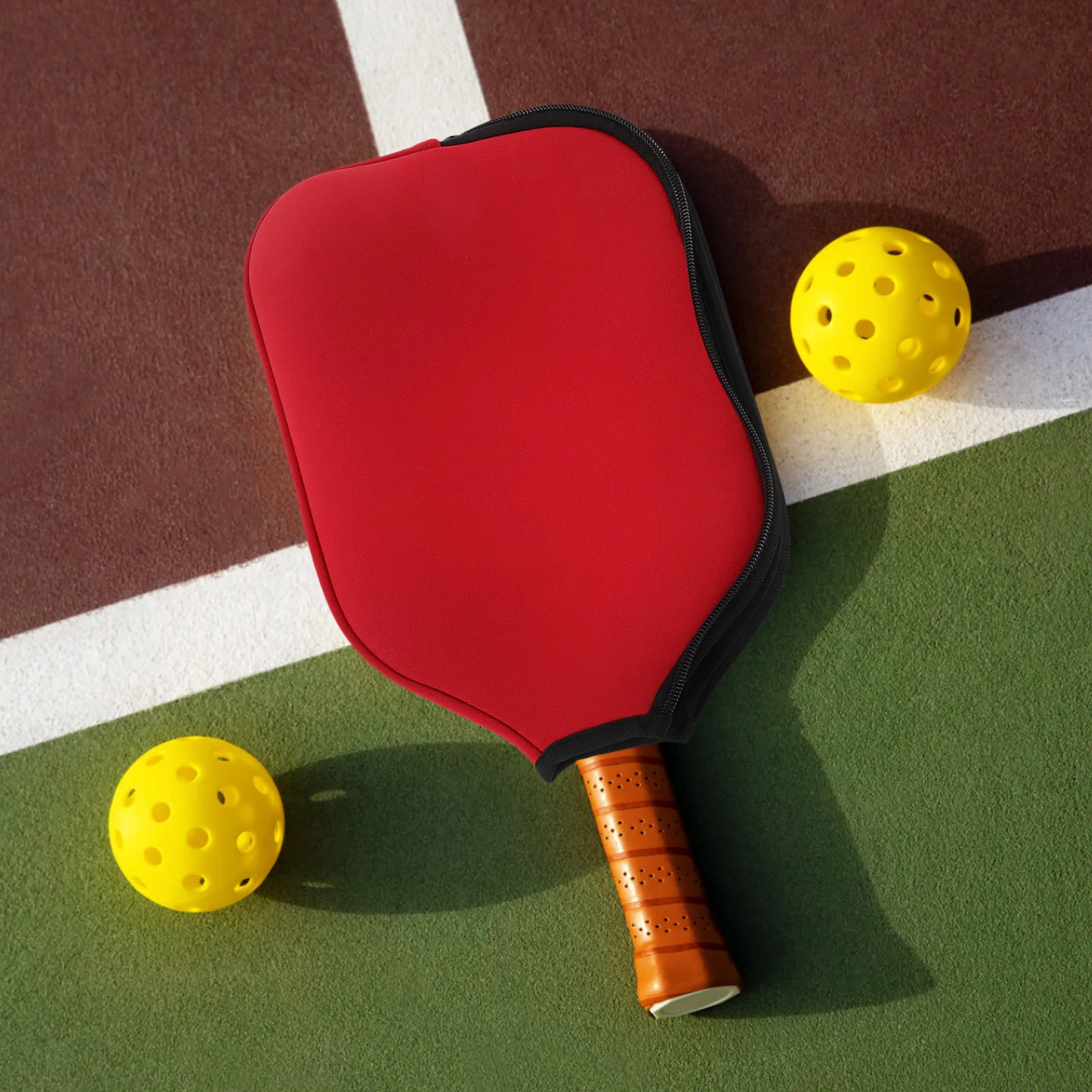 2Pcs Pickleball Paddle Cover Waterproof Shockproof Zipper Protective Sleeve Paddle Storage Bag Portable Travel 
2Pcs Pickleball Paddle Cover Waterproof Shockproof Zipper Protective Sleeve Paddle Storage Bag Portable Travel