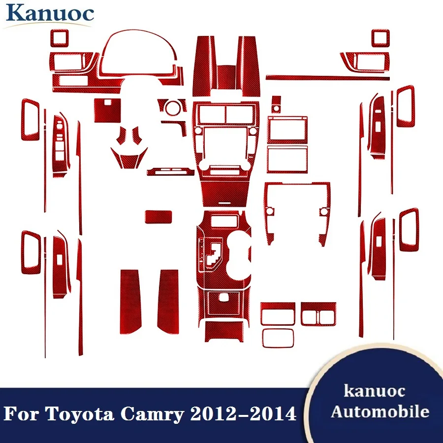 Carbon Fiber Red Stickers Cover Trim Car Interior Decorative Accessories Various Parts For Toyota Camry 2012 2013 2014
Carbon Fiber Red Stickers Cover Trim Car Interior Decorative Accessories Various Parts For Toyota Camry 2012 2013 2014