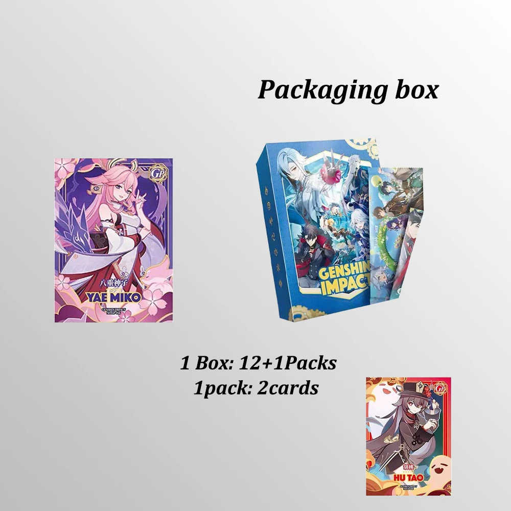 Wholesales Genshin Impact Collection Cards Packs Booster Box Game Cards Table Toys
Wholesales Genshin Impact Collection Cards Packs Booster Box Game Cards Table Toys