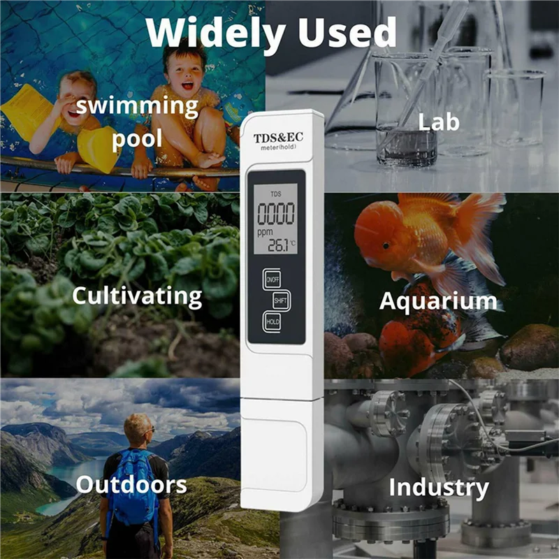 【Must-Haves】3X TDS EC Meter Digital Water Quality Tester 0-9999 PPM Measurement Range Water Purity Temperature Meter Tester
【Must-Haves】3X TDS EC Meter Digital Water Quality Tester 0-9999 PPM Measurement Range Water Purity Temperature Meter Tester