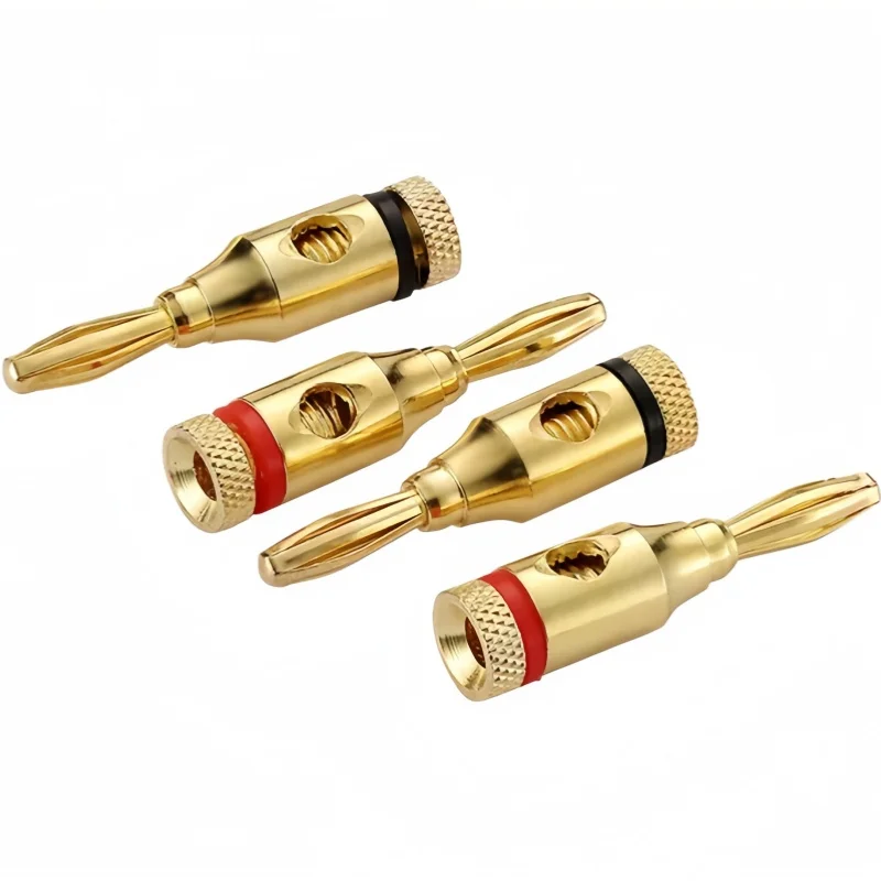 24k Gold-Plated Banana Plugs 4mm Audio Speaker Connectors for Musical Cables & Speaker Jacks Durable Pin Plugs
24k Gold-Plated Banana Plugs 4mm Audio Speaker Connectors for Musical Cables & Speaker Jacks Durable Pin Plugs