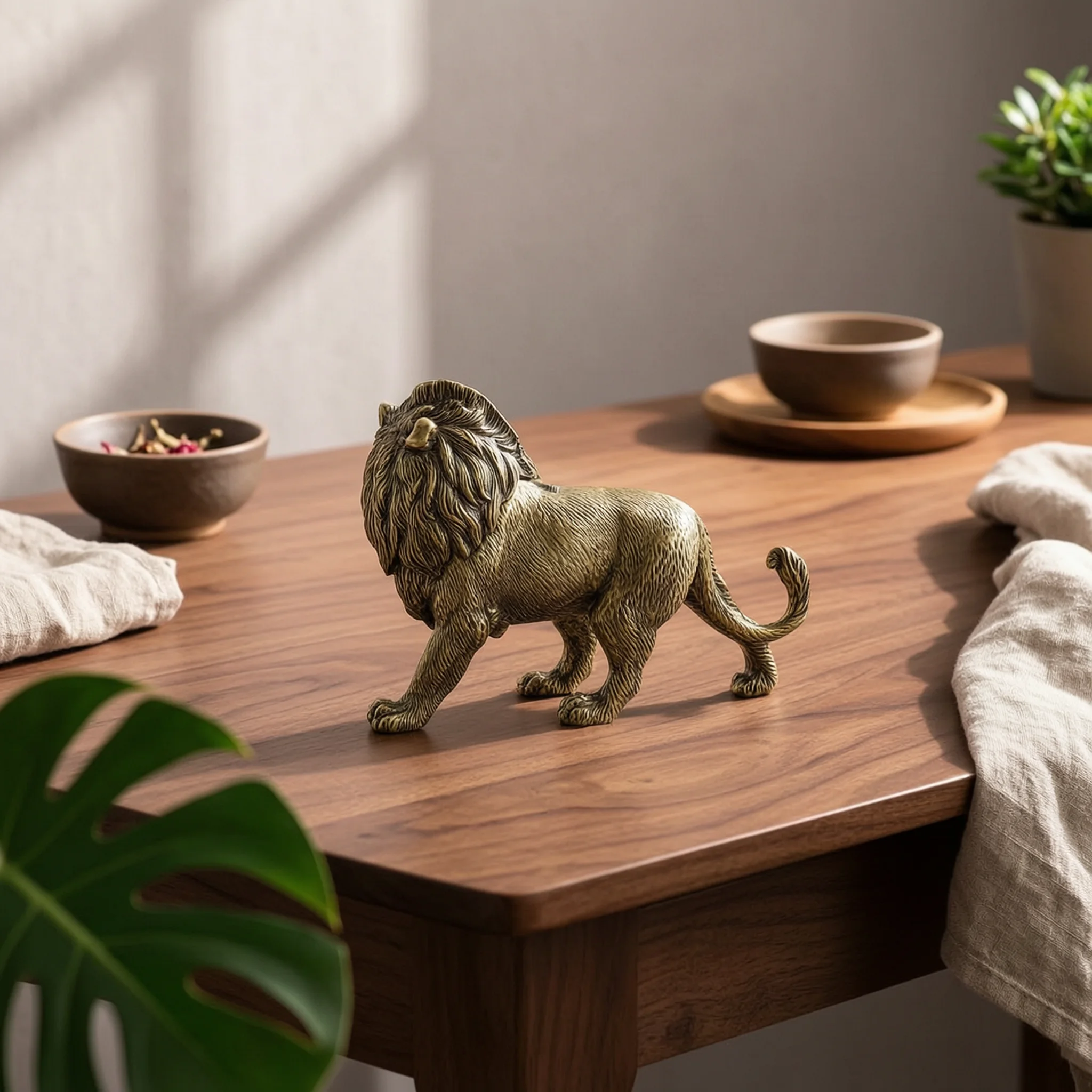 Lion Figurine Aged Lion Statue Desktop Ornament Compact Tea Pet Miniature for Collectors, Desk, Display Shelf
Lion Figurine Aged Lion Statue Desktop Ornament Compact Tea Pet Miniature for Collectors, Desk, Display Shelf