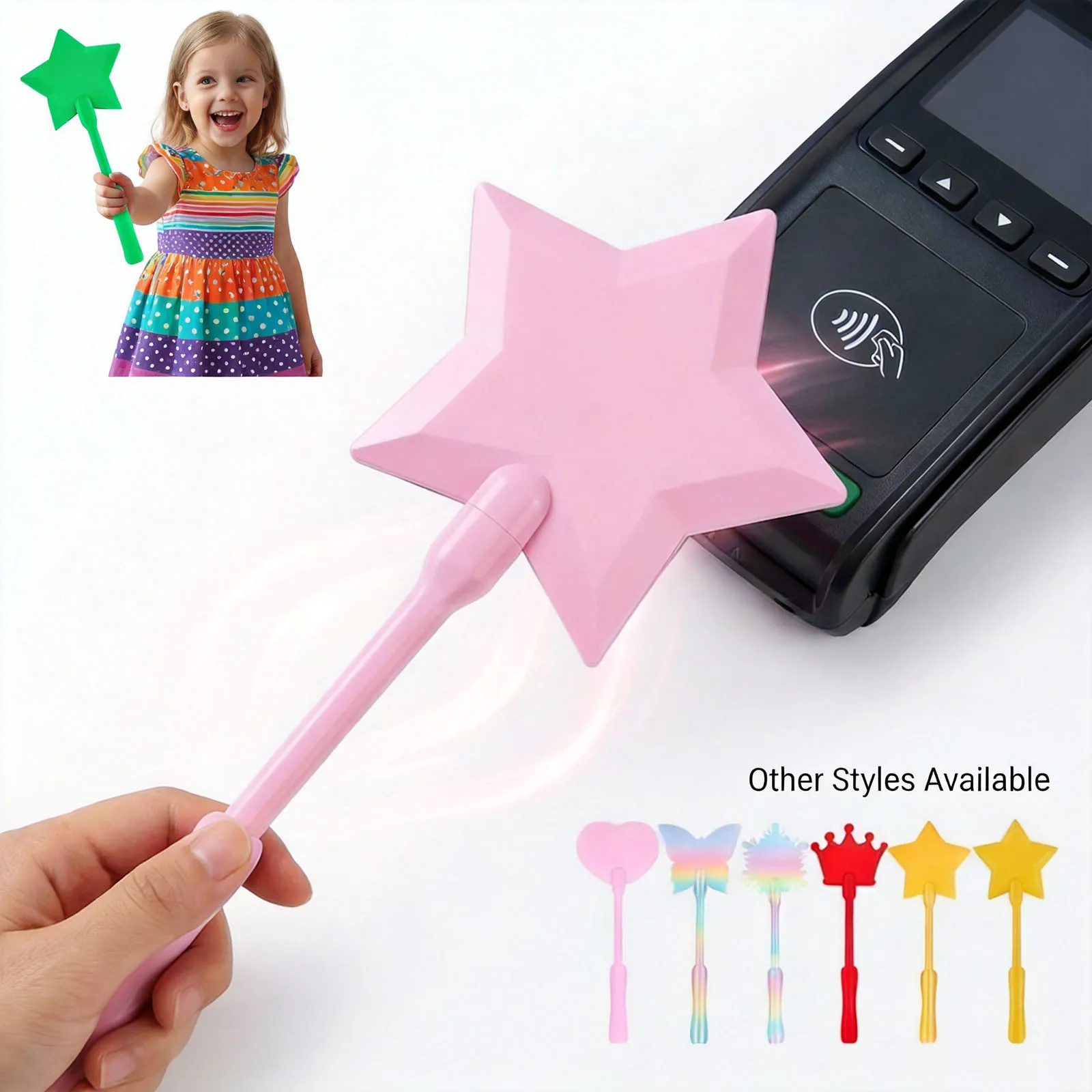 3D Printed Tap to Pay Wand Contactless Payment Card Holder Magic Wand Style Credit Card Holder Portable Tap-to-Pay Device Holder
3D Printed Tap to Pay Wand Contactless Payment Card Holder Magic Wand Style Credit Card Holder Portable Tap-to-Pay Device Holder