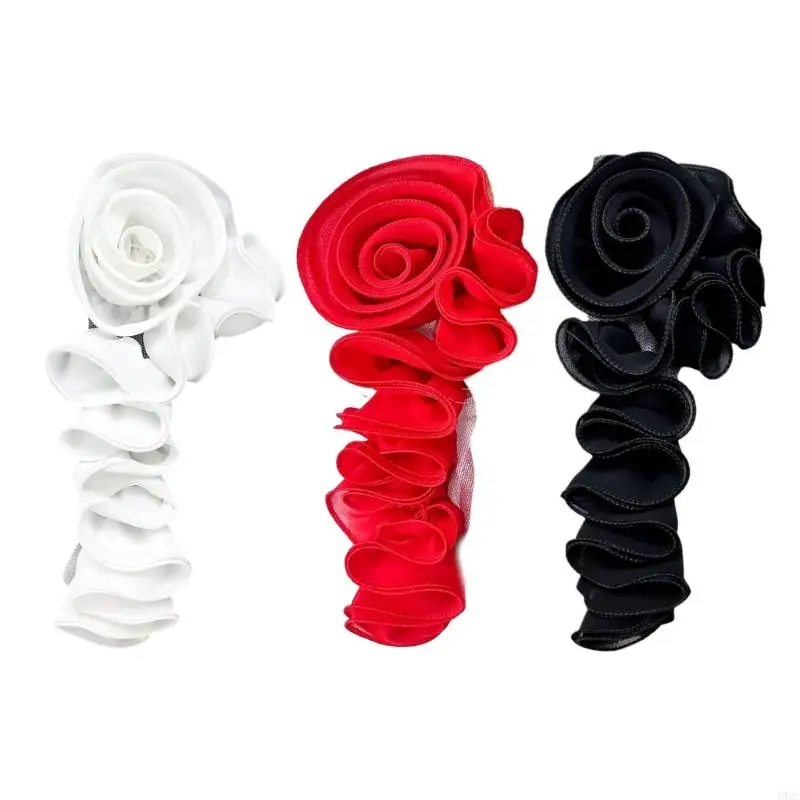 49MC Versatiles Ruffle Flower Patches Stylish Ruffle Edges Wedding Cloth Appliques for Everyday Wear
49MC Versatiles Ruffle Flower Patches Stylish Ruffle Edges Wedding Cloth Appliques for Everyday Wear