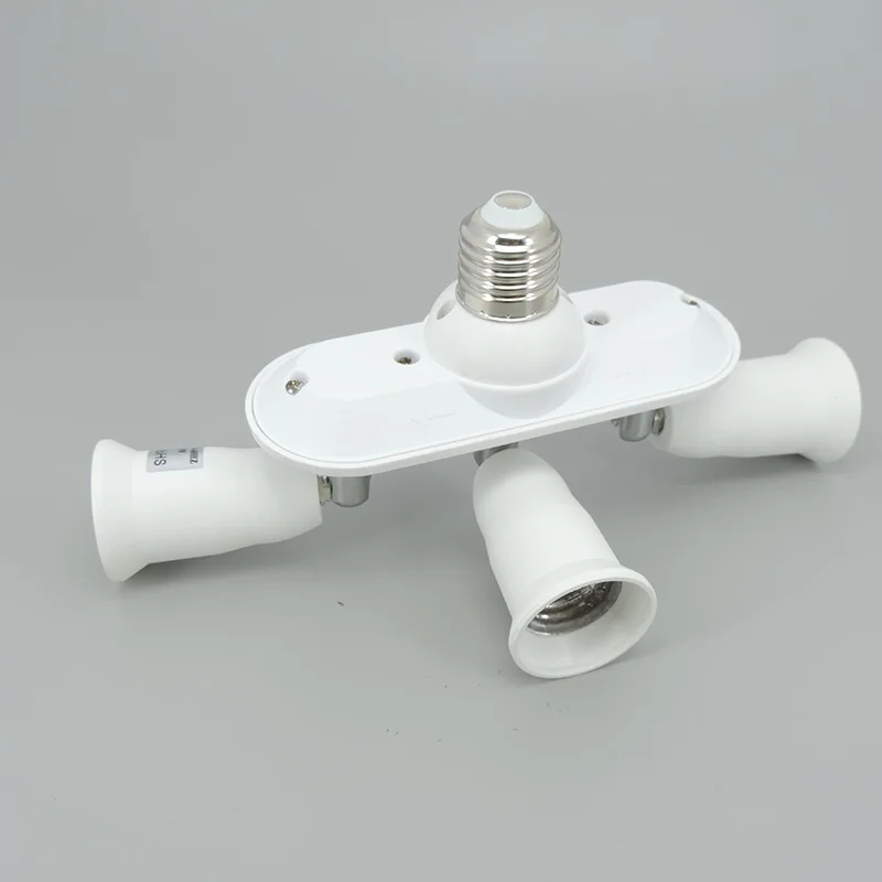 1pcs E27 To 3-E27 Socket Splitter Lamp Base Adjustable Converters Holder For E27 LED Bulb
1pcs E27 To 3-E27 Socket Splitter Lamp Base Adjustable Converters Holder For E27 LED Bulb