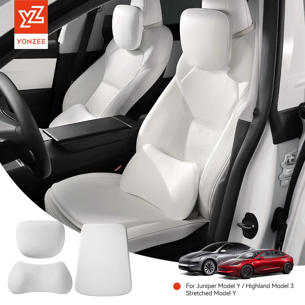 YZ For Tesla Model YL Y 3 Highland Juniper Neck Pillow Soft Memory Waist Soft Seat Cushion Headrest High-Quality Lumbar Support
YZ For Tesla Model YL Y 3 Highland Juniper Neck Pillow Soft Memory Waist Soft Seat Cushion Headrest High-Quality Lumbar Support
