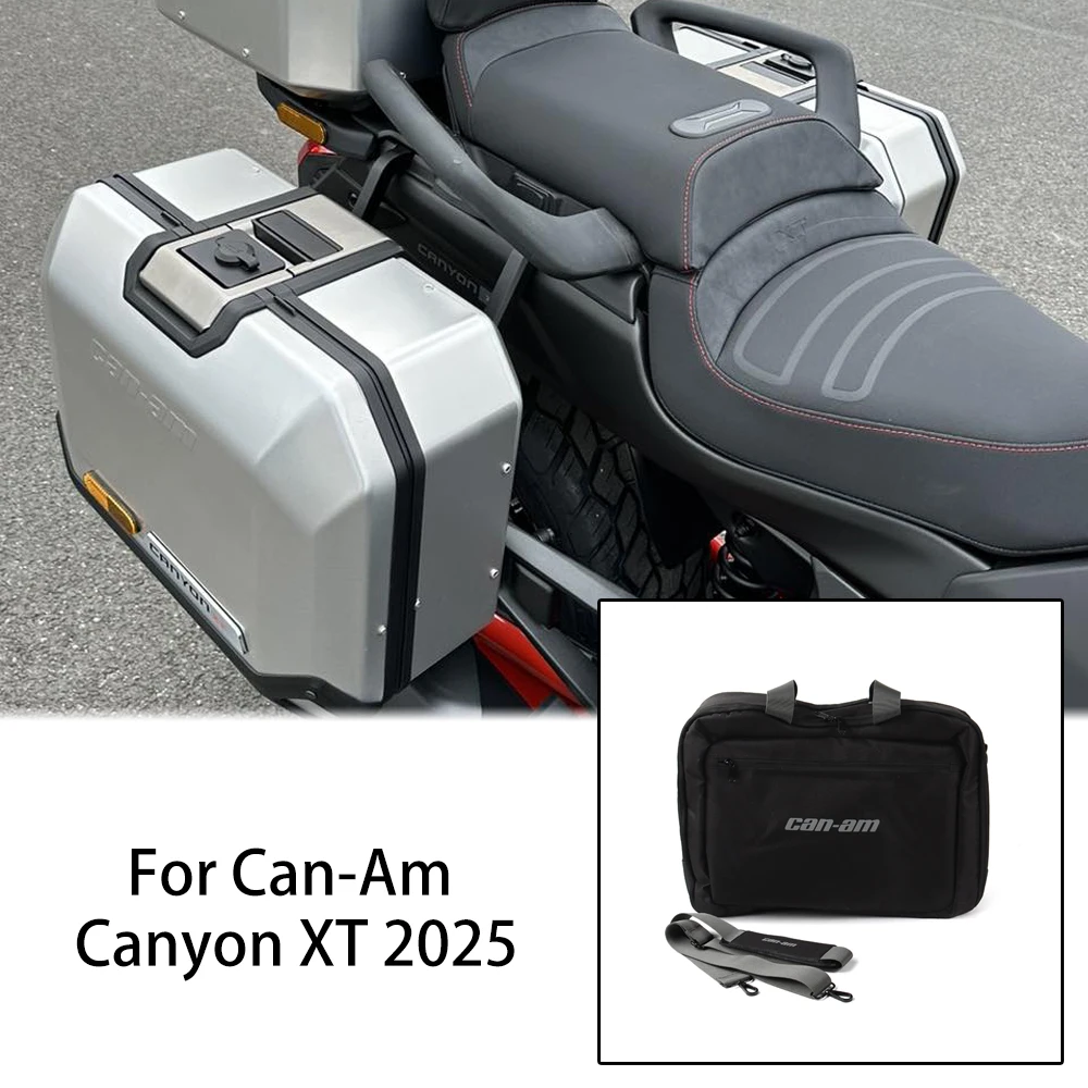 NEW Can-Am CANYON XT REDROCK 2025 Motorcycle Luggage Set: Saddlebags, Suitcases, Tail Box w/ Inner Bags & Toolbox
NEW Can-Am CANYON XT REDROCK 2025 Motorcycle Luggage Set: Saddlebags, Suitcases, Tail Box w/ Inner Bags & Toolbox