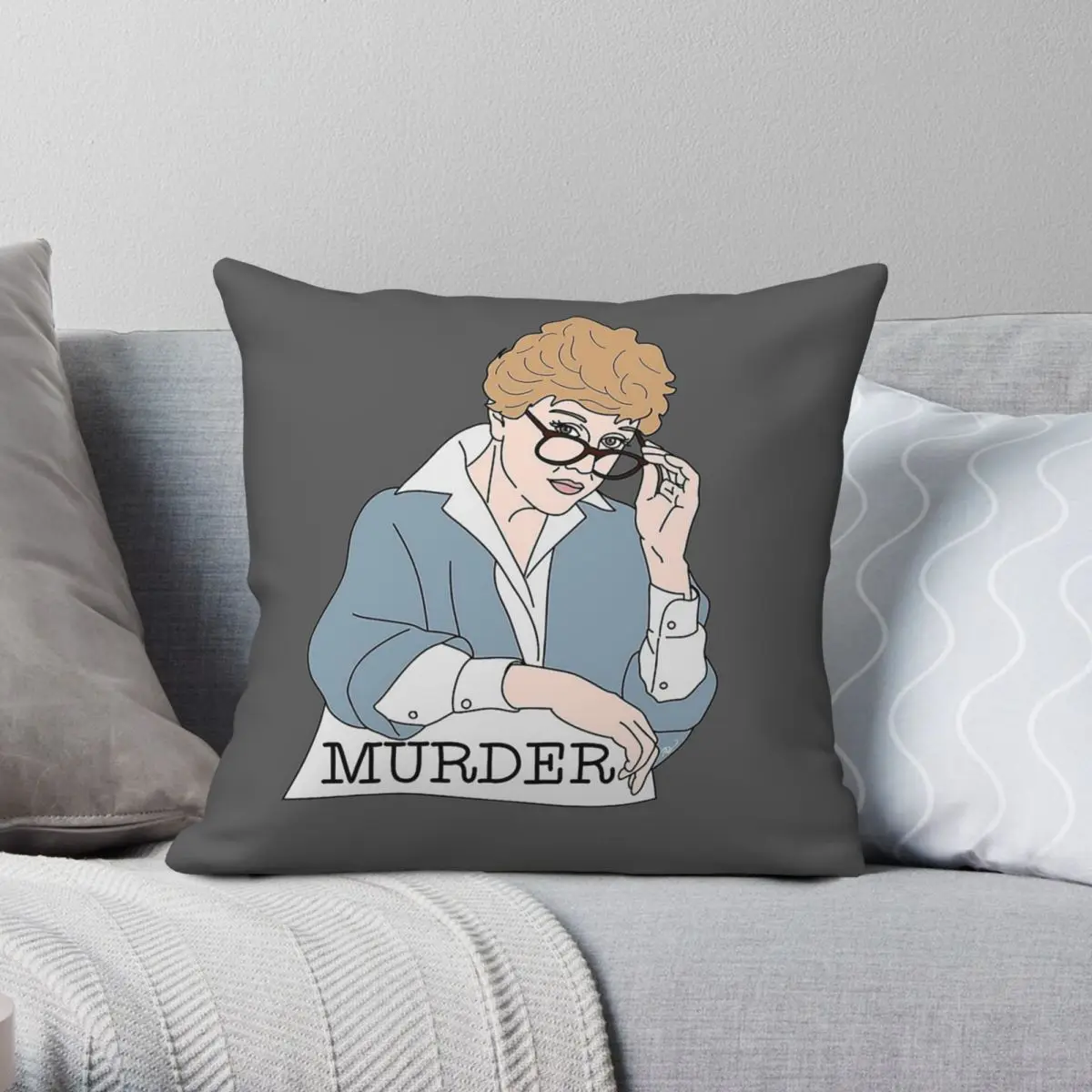 Murder She Wrote Jessica Fletcher Square Pillowcase Polyester Linen Velvet Printed Decor Throw Pillow Case Sofa Cushion Cover
Murder She Wrote Jessica Fletcher Square Pillowcase Polyester Linen Velvet Printed Decor Throw Pillow Case Sofa Cushion Cover