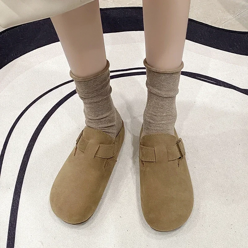 2025 Brand Ladies Shoes Closed Toe Women's Slippers Outdoor Casual Slippers Women Buckle Round Toe Flat with Rome Female Shoes
2025 Brand Ladies Shoes Closed Toe Women's Slippers Outdoor Casual Slippers Women Buckle Round Toe Flat with Rome Female Shoes