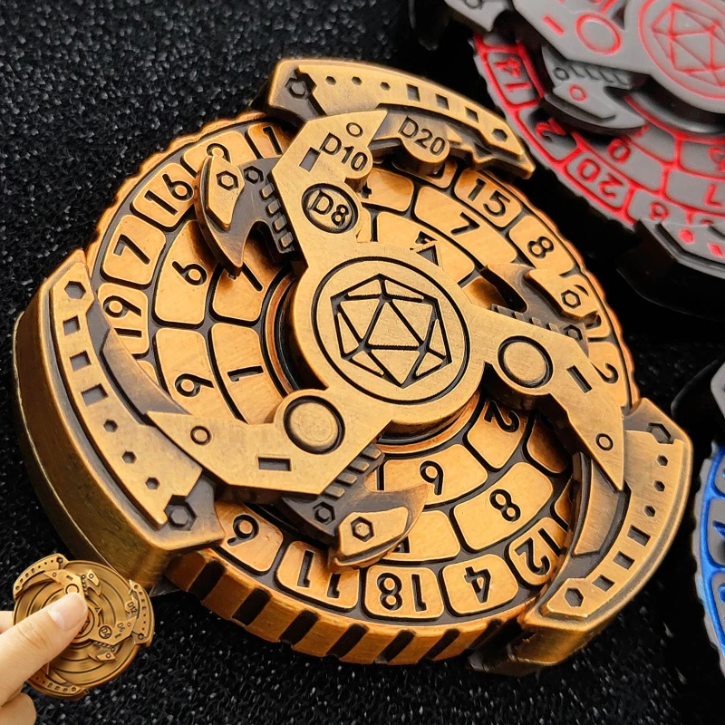 7-in-1 Spinner DND Dice Set D4 D6 D8 D10 D12 D20 D100 Rotate Metal Rotate DND Compass Dice Cool RPG Role Playing Table Game Dice
7-in-1 Spinner DND Dice Set D4 D6 D8 D10 D12 D20 D100 Rotate Metal Rotate DND Compass Dice Cool RPG Role Playing Table Game Dice