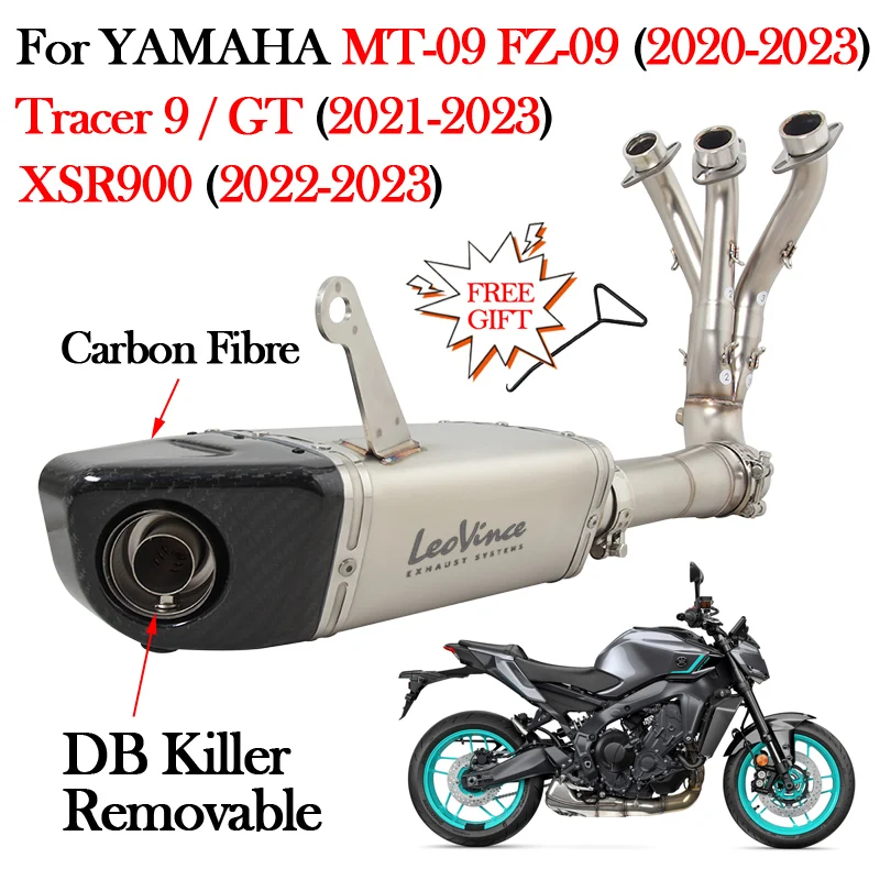 Slip On For YAMAHA MT-09 FZ-09 XSR900 Tracer 9 GT 2020 2021 2022 2023 Motorcycle Full Exhaust System With Catalyst Mid Link Pipe
Slip On For YAMAHA MT-09 FZ-09 XSR900 Tracer 9 GT 2020 2021 2022 2023 Motorcycle Full Exhaust System With Catalyst Mid Link Pipe