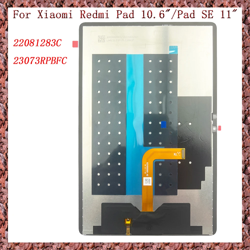 Новинка для Xiaomi Redmi Pad 10,6 дюйма/PAD 2 2nd Pad SE 11 дюймов 22081283C ЖК-дисплей сенсорный экран дигитайзер стекло в сборе запасные части
Новинка для Xiaomi Redmi Pad 10,6 дюйма/PAD 2 2nd Pad SE 11 дюймов 22081283C ЖК-дисплей сенсорный экран дигитайзер стекло в сборе запасные части
