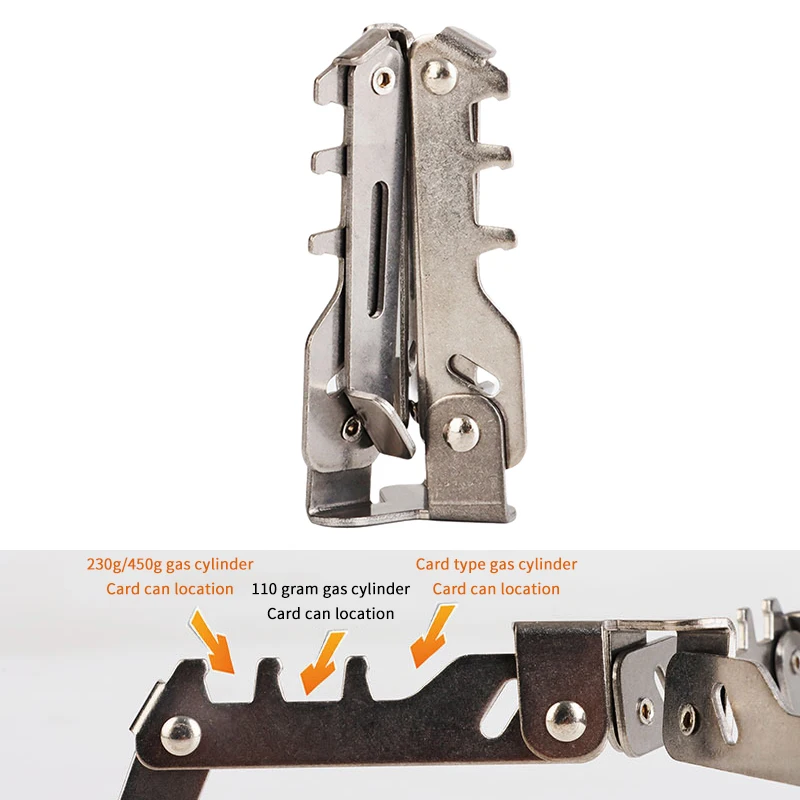 1Pcs Universal Tripod Folding Frame Portable Camping Gas Canister Metal Stand Outdoor Camping Gas Tank Stove Base Holder
1Pcs Universal Tripod Folding Frame Portable Camping Gas Canister Metal Stand Outdoor Camping Gas Tank Stove Base Holder