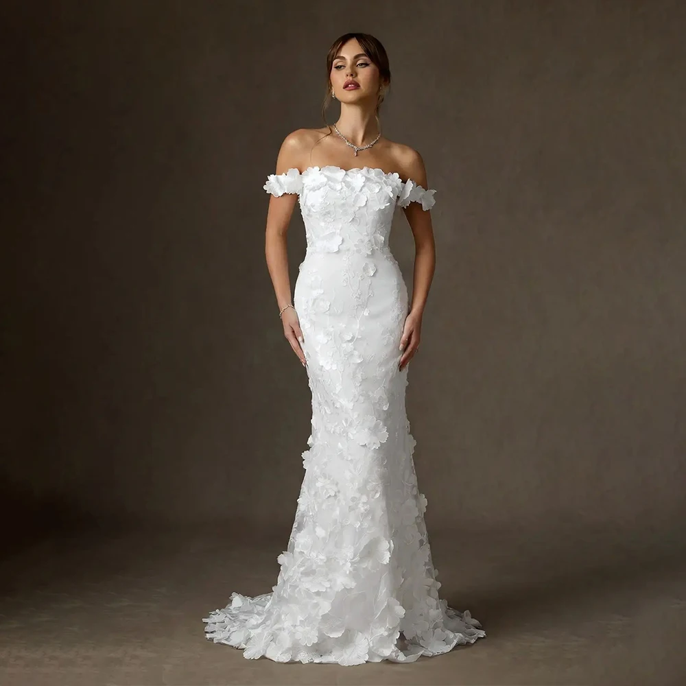 Mermaid Wedding Dress for Bride Luxury Lace Appliques Off Shoulder Bridal Gowns Sexy Trouwjurk V Neck Vestido De Noiva Vintage
Mermaid Wedding Dress for Bride Luxury Lace Appliques Off Shoulder Bridal Gowns Sexy Trouwjurk V Neck Vestido De Noiva Vintage