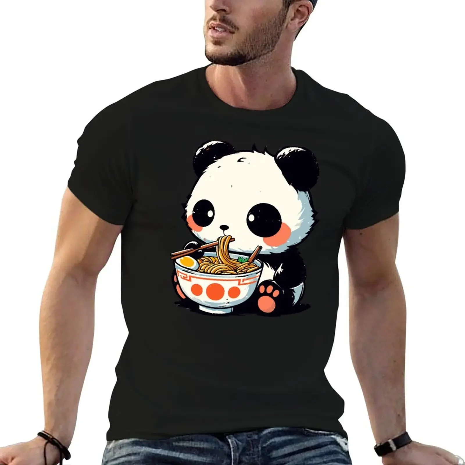 Kawaii Ramen Panda T-Shirt blue archive boys whites Funny t-shirts kawaii clothes t shirts for men
Kawaii Ramen Panda T-Shirt blue archive boys whites Funny t-shirts kawaii clothes t shirts for men