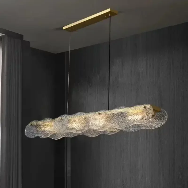 Modern Luxury Dining Room Led Chandelier Art Water Ripple Glass Dining Table Gallery Decoration Hanging Light Fixtures
Modern Luxury Dining Room Led Chandelier Art Water Ripple Glass Dining Table Gallery Decoration Hanging Light Fixtures