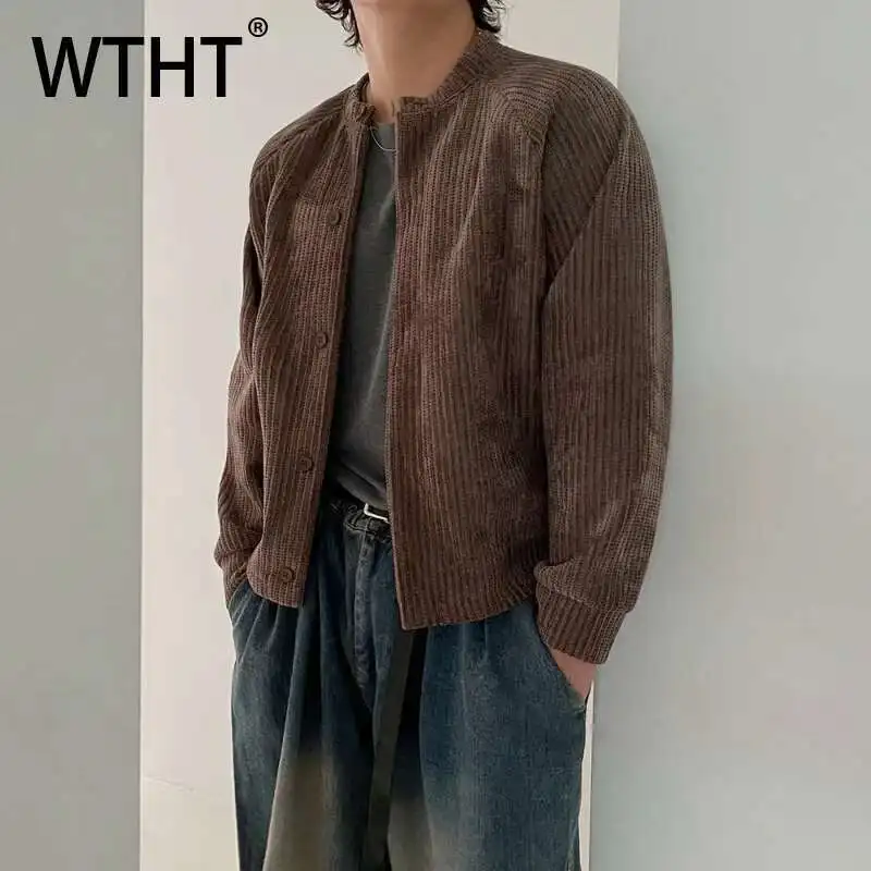 WTHT Fashion Men's Solid Color Texture Zipper High Street Coats Trendy New 2025 Summer O-neck Long Sleeves Jackets Male 2A0683
WTHT Fashion Men's Solid Color Texture Zipper High Street Coats Trendy New 2025 Summer O-neck Long Sleeves Jackets Male 2A0683