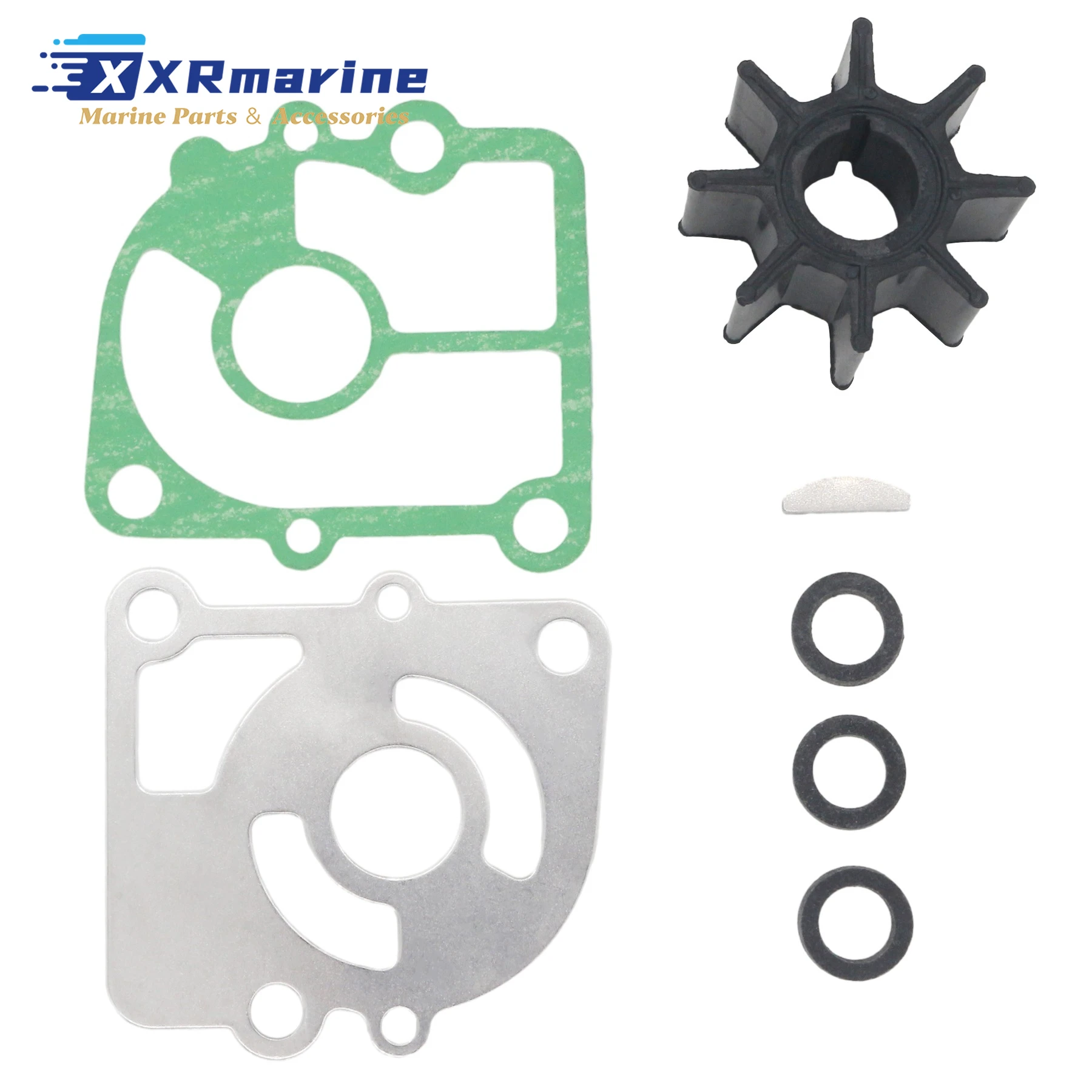 Water Pump Impeller Service Kit Fits for Nissan Tohatsu 2 and 4 Stroke 9.9 15 18 20 HP Replacement 3B2-87322-0 334-65021-0
Water Pump Impeller Service Kit Fits for Nissan Tohatsu 2 and 4 Stroke 9.9 15 18 20 HP Replacement 3B2-87322-0 334-65021-0