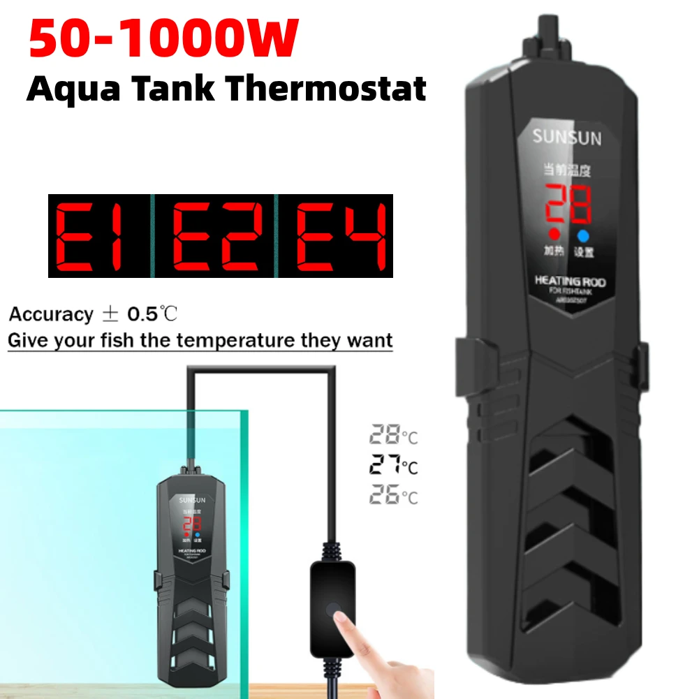 Adjustable Temperature Thermostat Heater Rod 100W 200W 300W 1000W Submersible Aquarium Aqua Fish Tank 20-34 °C Water Heating Rod
Adjustable Temperature Thermostat Heater Rod 100W 200W 300W 1000W Submersible Aquarium Aqua Fish Tank 20-34 °C Water Heating Rod