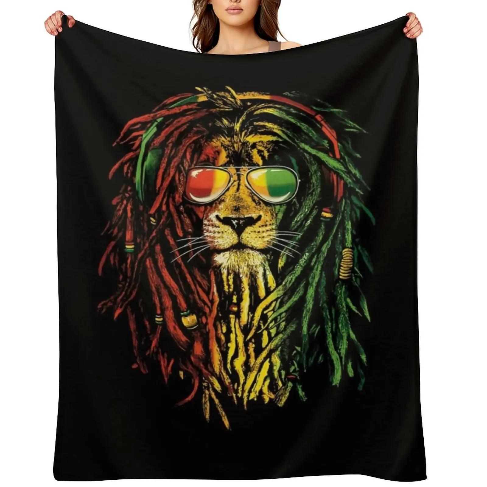 Bob Marley Lion Throw Blanket Bed Thins bed plaid Bed Fashionable Blankets
Bob Marley Lion Throw Blanket Bed Thins bed plaid Bed Fashionable Blankets