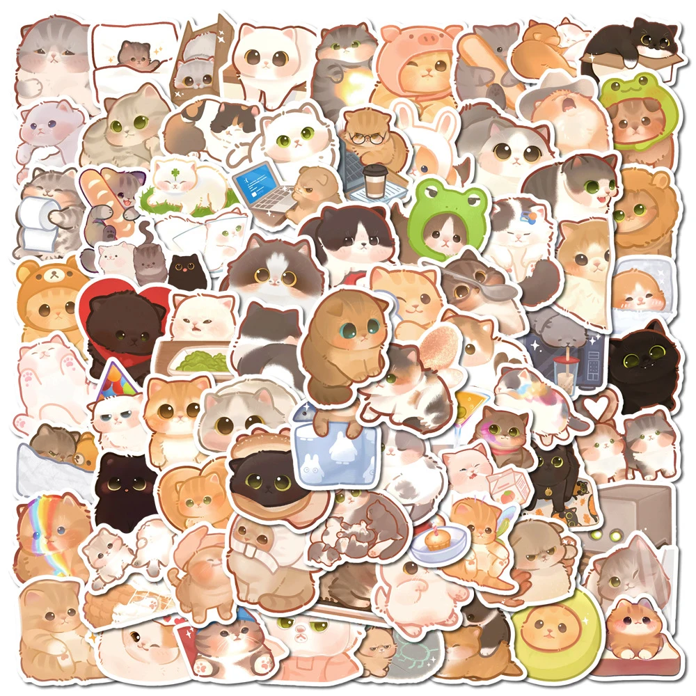 10/30/50/100pcs Animal Cat Cartoon Stickers for Kids Toys Decals Waterproof Decorative Phone Case Laptop Stationery Cute Sticker
10/30/50/100pcs Animal Cat Cartoon Stickers for Kids Toys Decals Waterproof Decorative Phone Case Laptop Stationery Cute Sticker