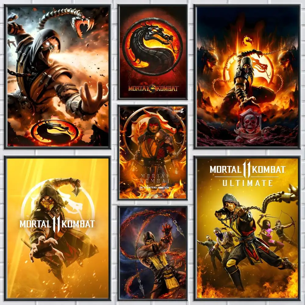 Game M-Mortal Kombat Painting Calligraphy Frameless Canvas Poster Wall Art Perfect For Hallway Home Decoration Holiday Gifts
Game M-Mortal Kombat Painting Calligraphy Frameless Canvas Poster Wall Art Perfect For Hallway Home Decoration Holiday Gifts
