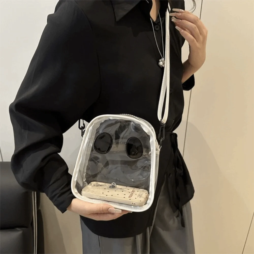 Adjustable PU Halloween Ghost Bag Waterproof Zipper Clear Shoulder Bag Large Capacity Transparent Crossbody Bag Girl
Adjustable PU Halloween Ghost Bag Waterproof Zipper Clear Shoulder Bag Large Capacity Transparent Crossbody Bag Girl