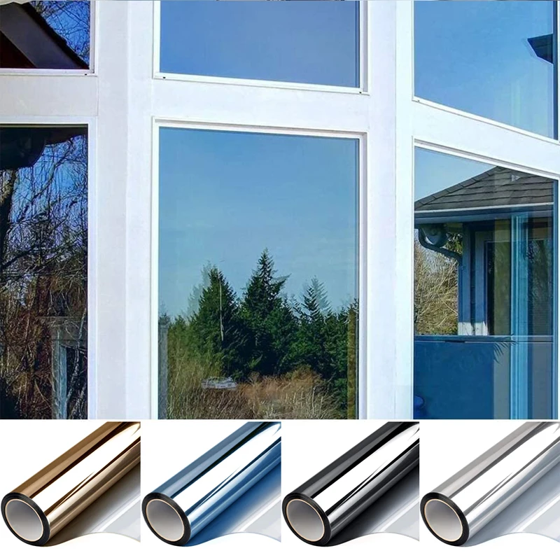 One Way Mirror Window Film Sun Protection UV Blocking Glass Vinyl Heat Control Adhesive Film for Home Reflective Window Film
One Way Mirror Window Film Sun Protection UV Blocking Glass Vinyl Heat Control Adhesive Film for Home Reflective Window Film