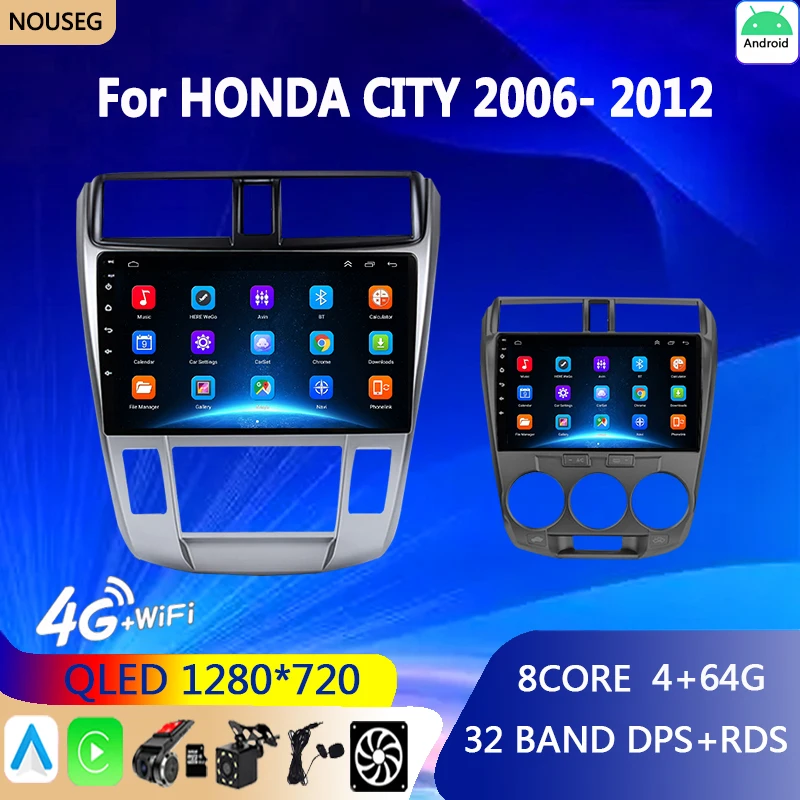 Android Car Radio Carplay for Honda City 2008 2009 2010 2011 2012 - 2015 2016 Multimedia Audio 2din WiFi Video Carplay Autoradio
Android Car Radio Carplay for Honda City 2008 2009 2010 2011 2012 - 2015 2016 Multimedia Audio 2din WiFi Video Carplay Autoradio