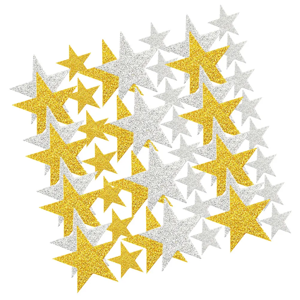 300pcs Gold Silver Pentagram Stickers Self Adhesive Decorative Patches for Party DIY Craft Scrapbooking
300pcs Gold Silver Pentagram Stickers Self Adhesive Decorative Patches for Party DIY Craft Scrapbooking