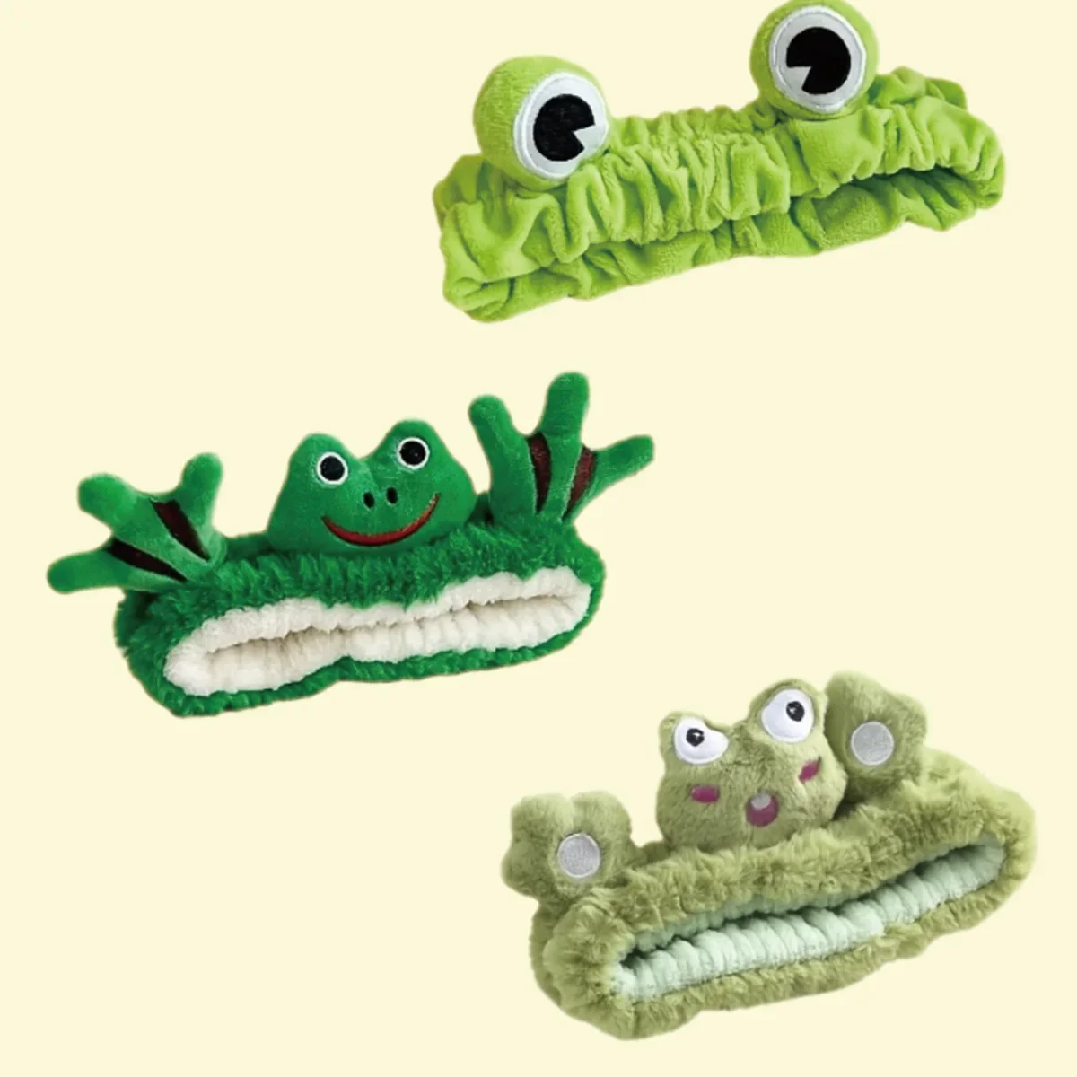 Plush Frog Headband for Women Cute Green Animal Hair Band Non-Slip Makeup Headwrap for Face Wash & Bath
Plush Frog Headband for Women Cute Green Animal Hair Band Non-Slip Makeup Headwrap for Face Wash & Bath