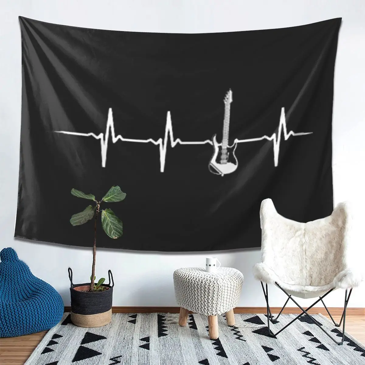 Electric Guitar Heartbeat Tapestry Wall Hanging Aesthetic Home Decoration Tapestries for Dorm Room
Electric Guitar Heartbeat Tapestry Wall Hanging Aesthetic Home Decoration Tapestries for Dorm Room
