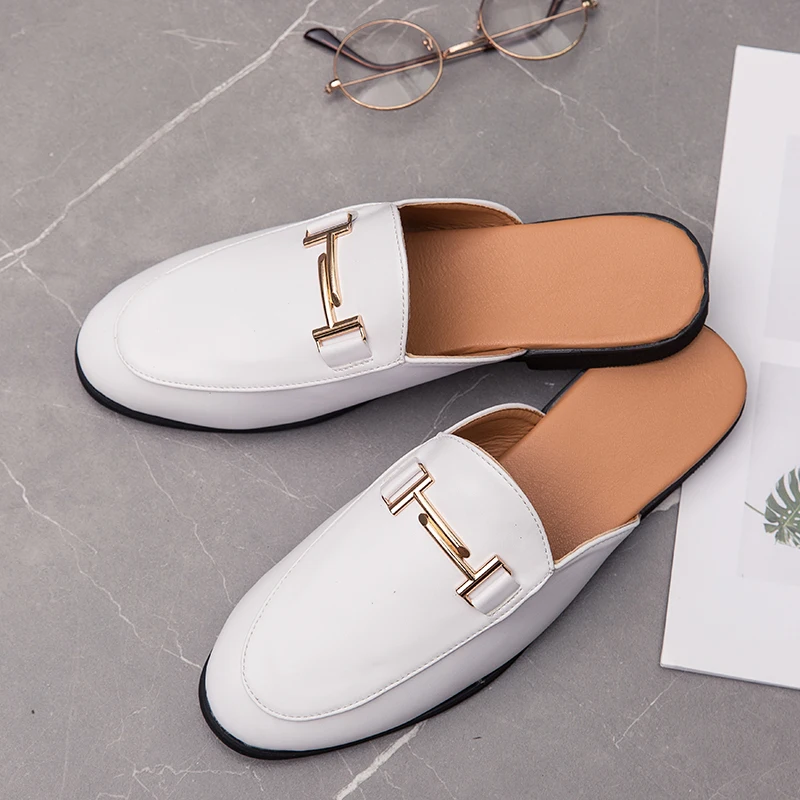 Men Fashion Half Slippers Sandals Slippers Casual Business High Quality Half Slippers Luxury Social Shoes Size 38-45 Men Slipper
Men Fashion Half Slippers Sandals Slippers Casual Business High Quality Half Slippers Luxury Social Shoes Size 38-45 Men Slipper